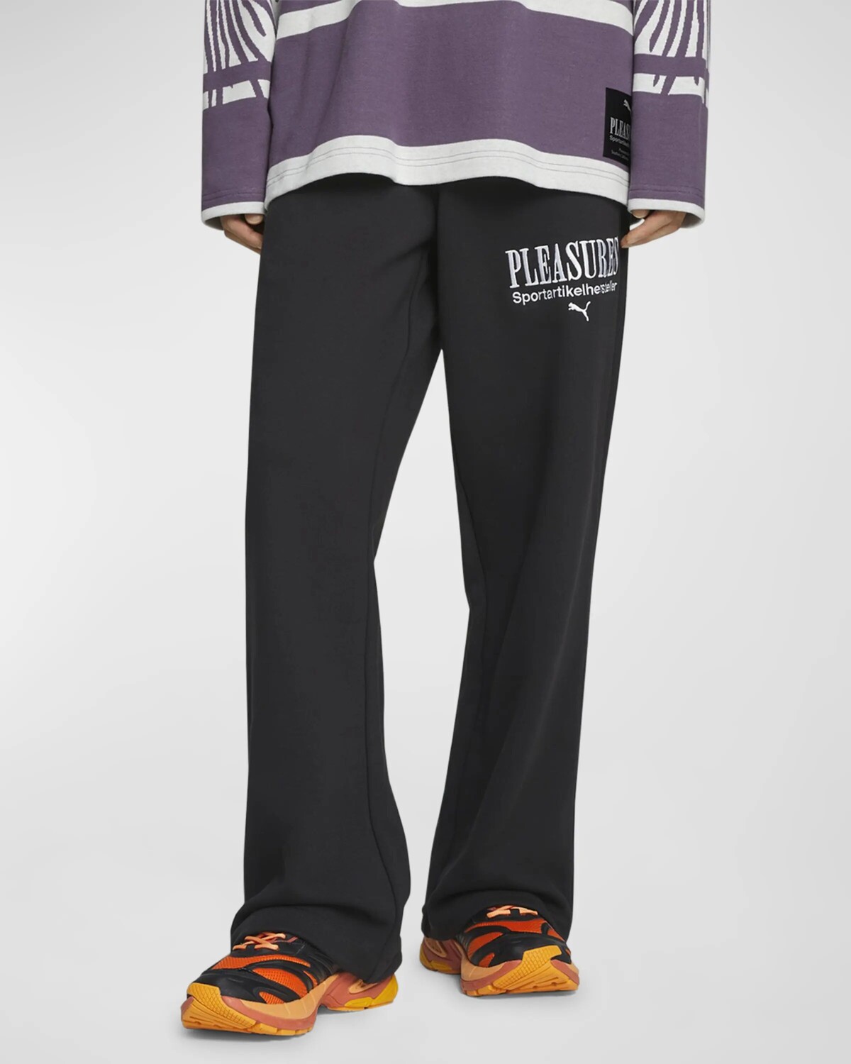 

Мужские спортивные штаны из коллаборации с Pleasures Puma, цвет Black