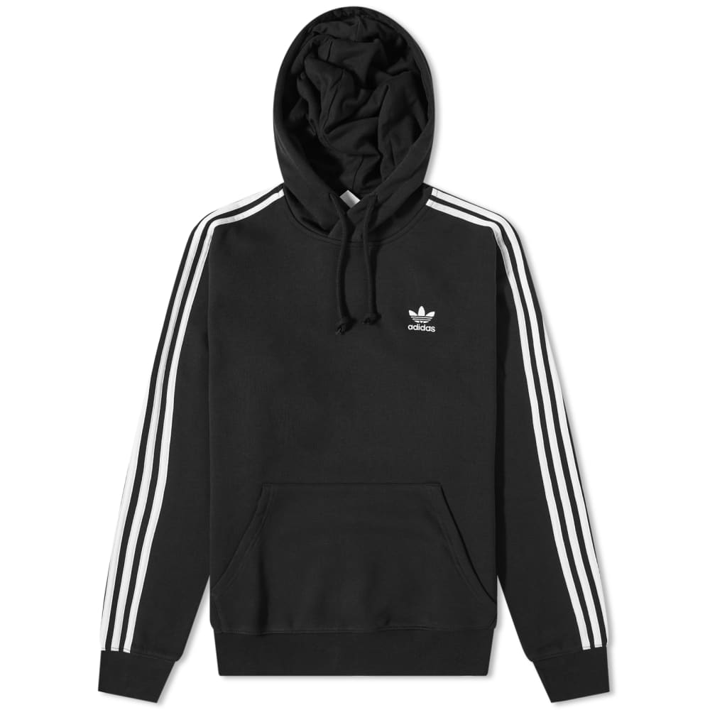 Толстовка Adidas с 3 полосками, черный