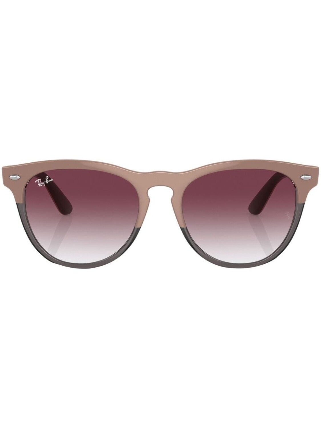 

Ray-Ban солнцезащитные очки Iris в круглой оправе, коричневый