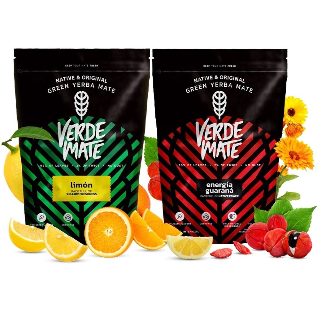 

Yerba Mate Green Limon Energia Гуарана 2x500г Verde Mate