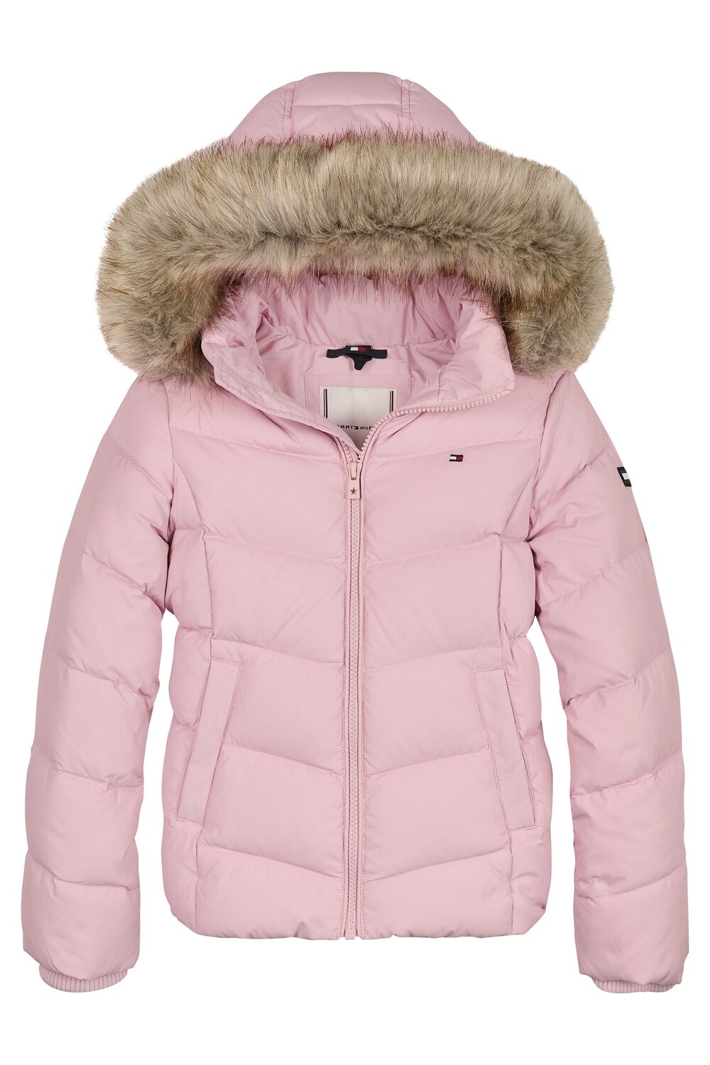 

Розовый пуховик Essential Tommy Hilfiger, розовый
