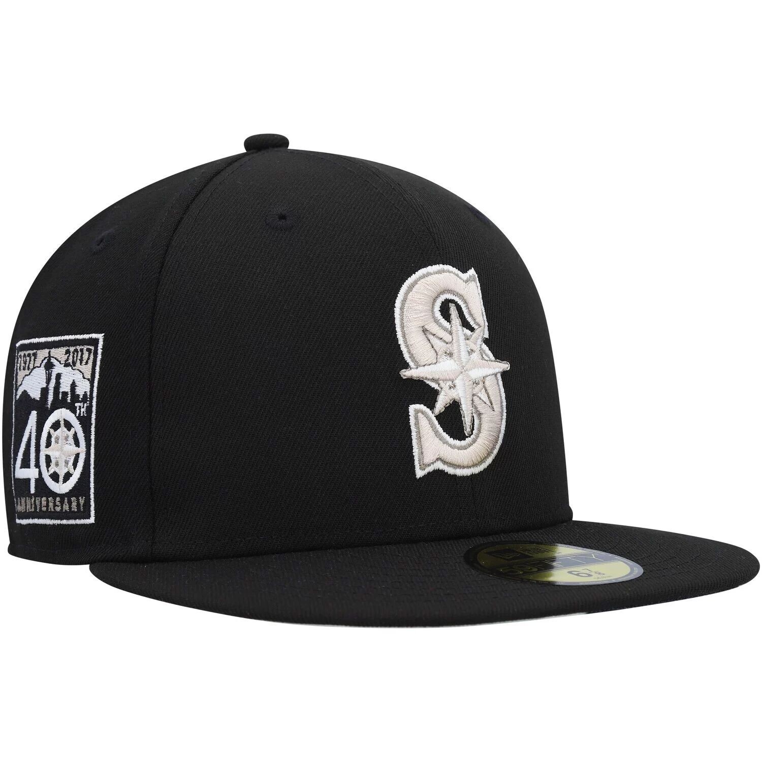 

Мужская кепка New Era Black Seattle Mariners Chrome Camo Undervisor 59FIFTY
