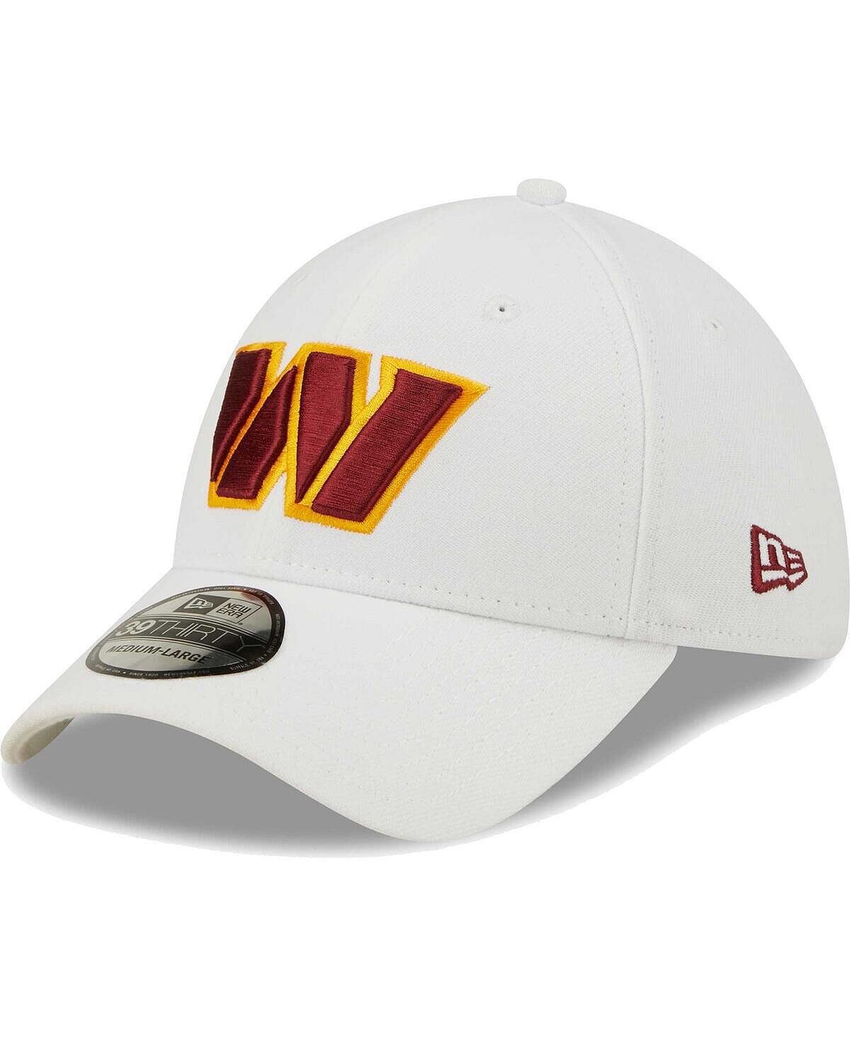 

Мужская белая кепка Washington Commanders Iced II 39Thirty Flex New Era