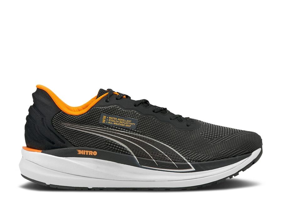 

Кроссовки Puma Magnify Nitro Wtr 'Black Orange Glow', черный, Серый