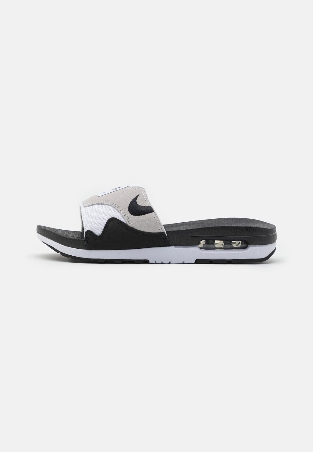 

Туфли Nike AIR MAX 1 SLIDE UNISEX, белый/черный/светло-нейтрально-серый