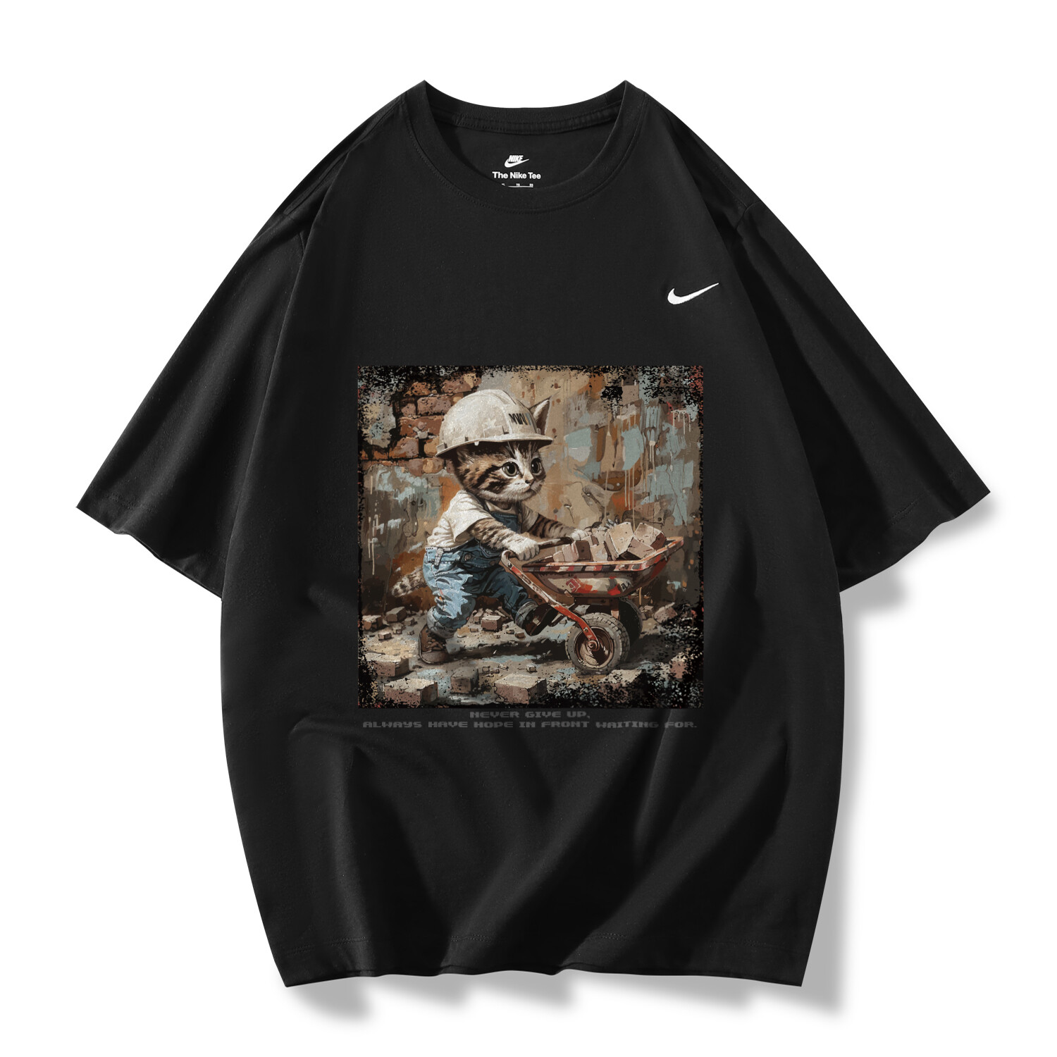 

Футболка унисекс черная Nike, черный