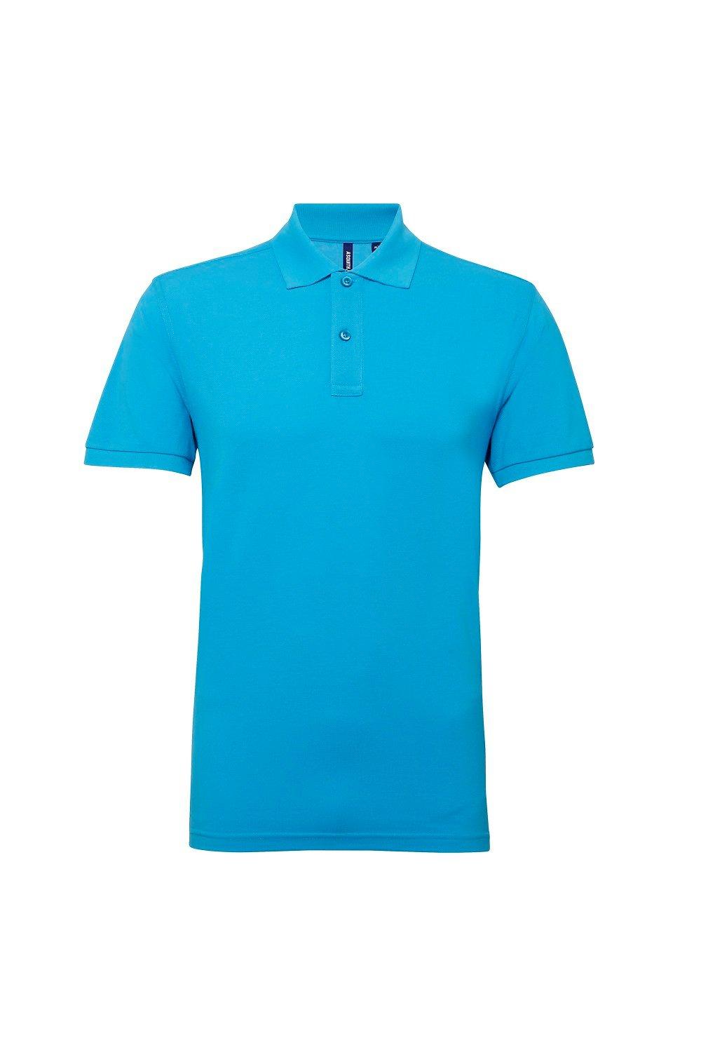 цена Рубашка поло Performance Mix с короткими рукавами Asquith & Fox, синий