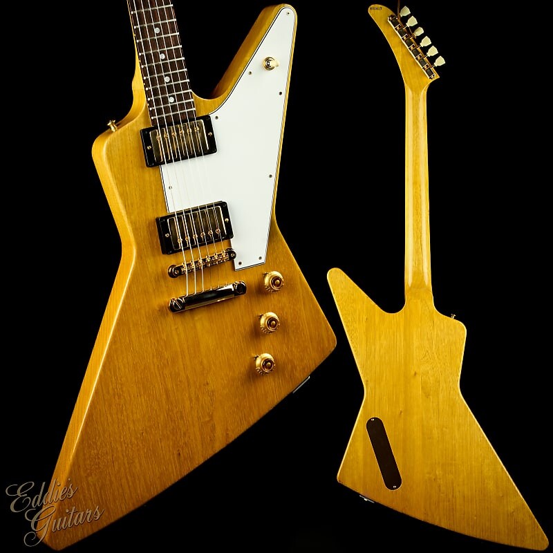 

Gibson Custom Shop 1958 Korina Explorer White Накладка Натуральная Custom Shop 1958 Korina Explorer White Pickguard Natural