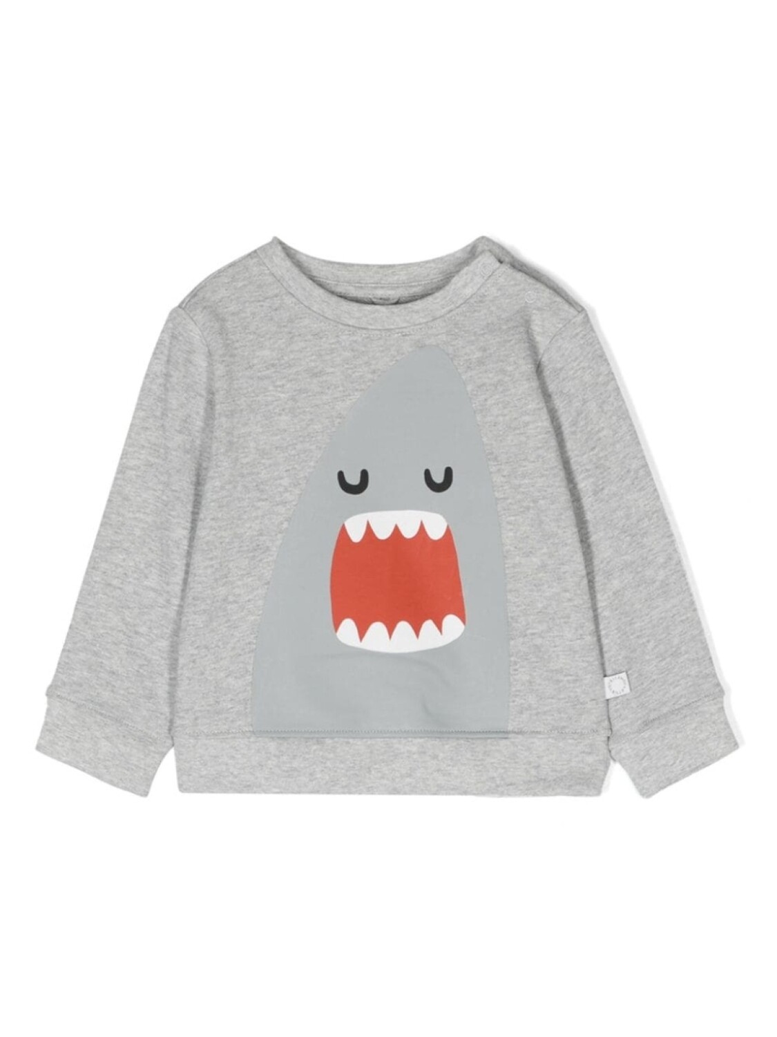 

Stella McCartney Kids меланжевая толстовка с принтом, серый