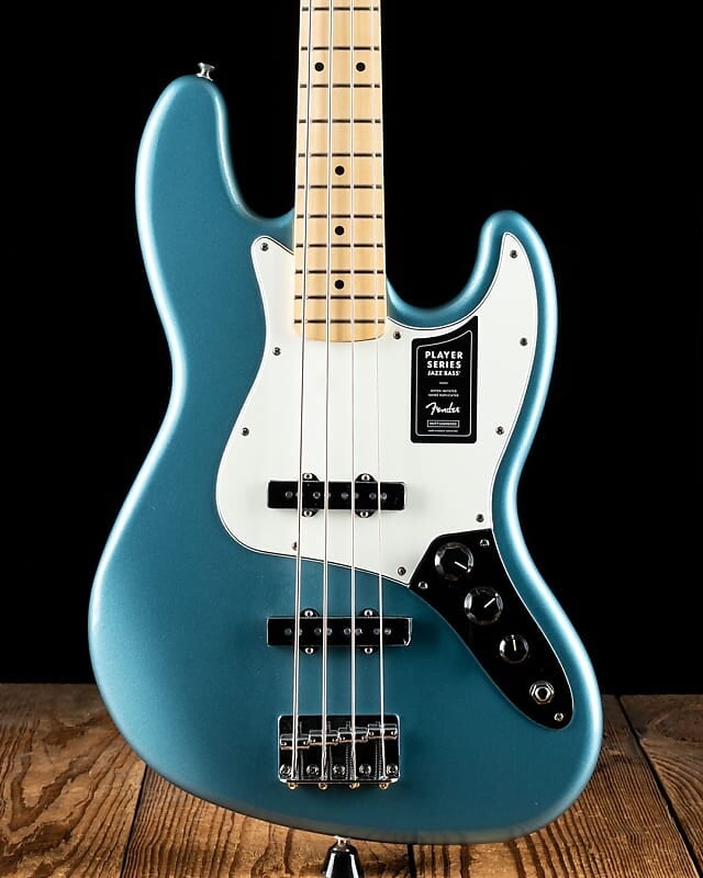 

Гитара Fender Player Jazz Bass, морская волна