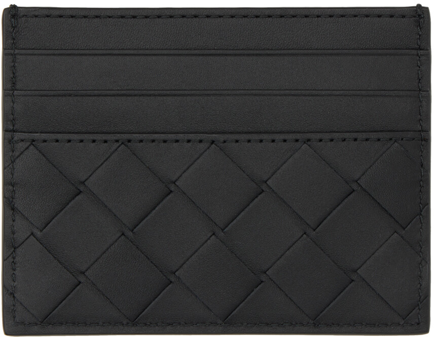 

Черный держатель кредитной карты Bottega Veneta