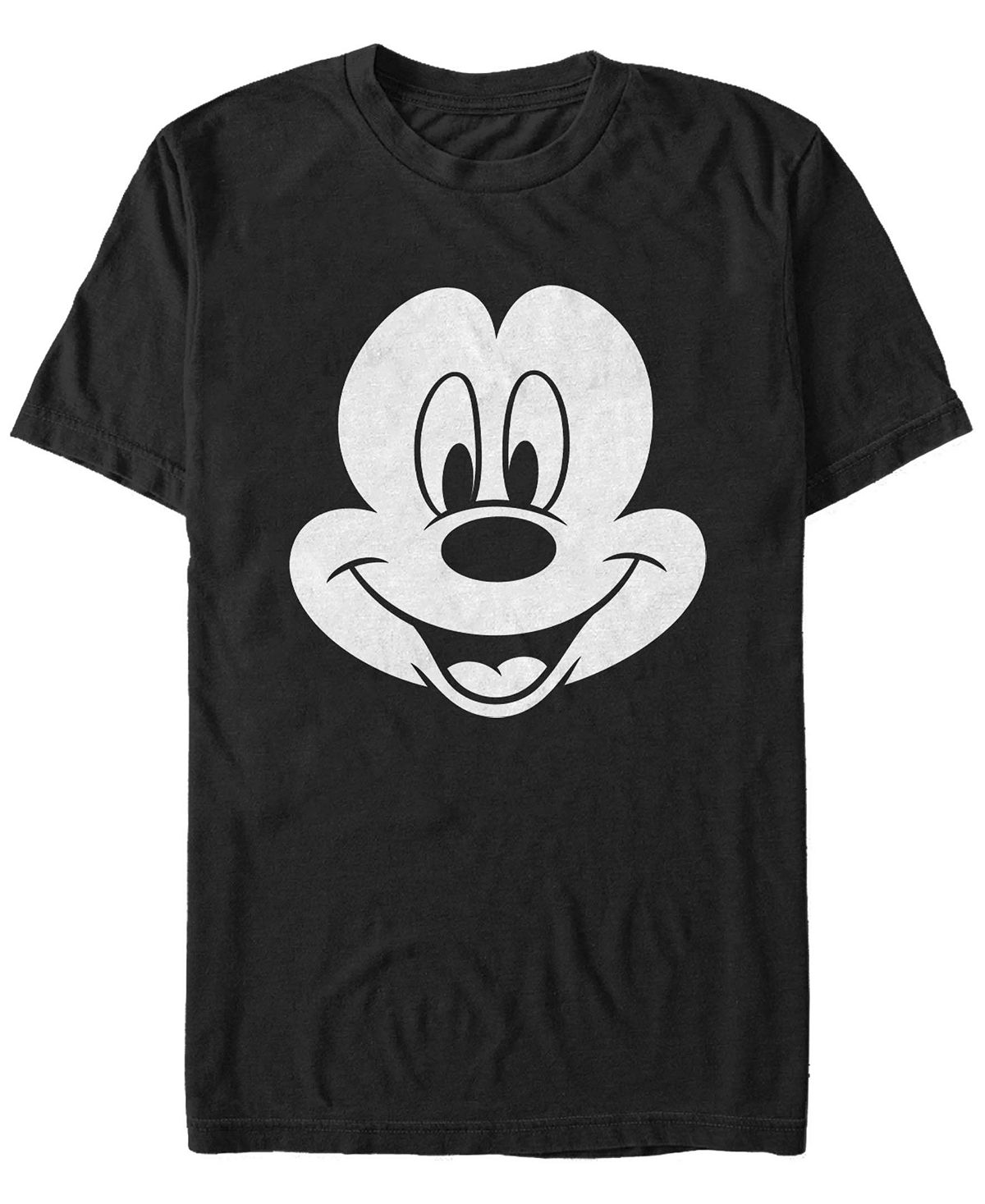 Мужская футболка с короткими рукавами big face mickey Fifth Sun, черный мужская футболка mickey classic pluto holiday colors с короткими рукавами fifth sun черный