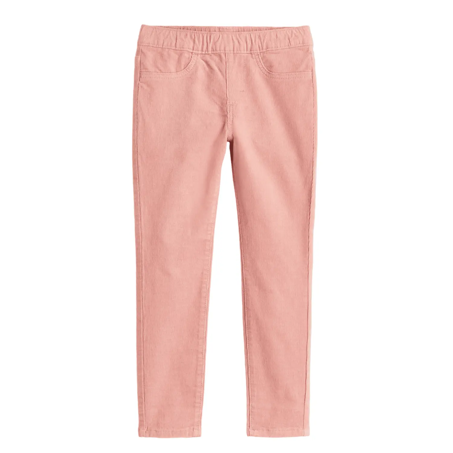 

Брюки H&M Corduroy Treggings, розовый