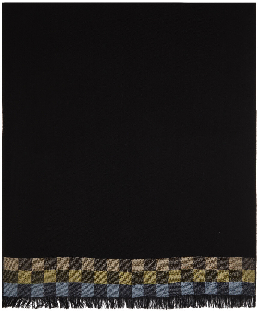 

Шарф в клетку Black Screen Paul Smith