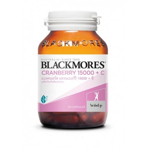 цена Пищевая добавка Blackmores Cranberry 15000+C, 60 капсул