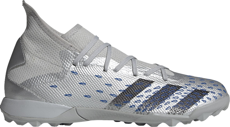 Кроссовки Adidas Predator Freak.3 TF 'Showpiece Pack', серебряный wholesale new predator freak tf soccer shoes society truf football boots sales