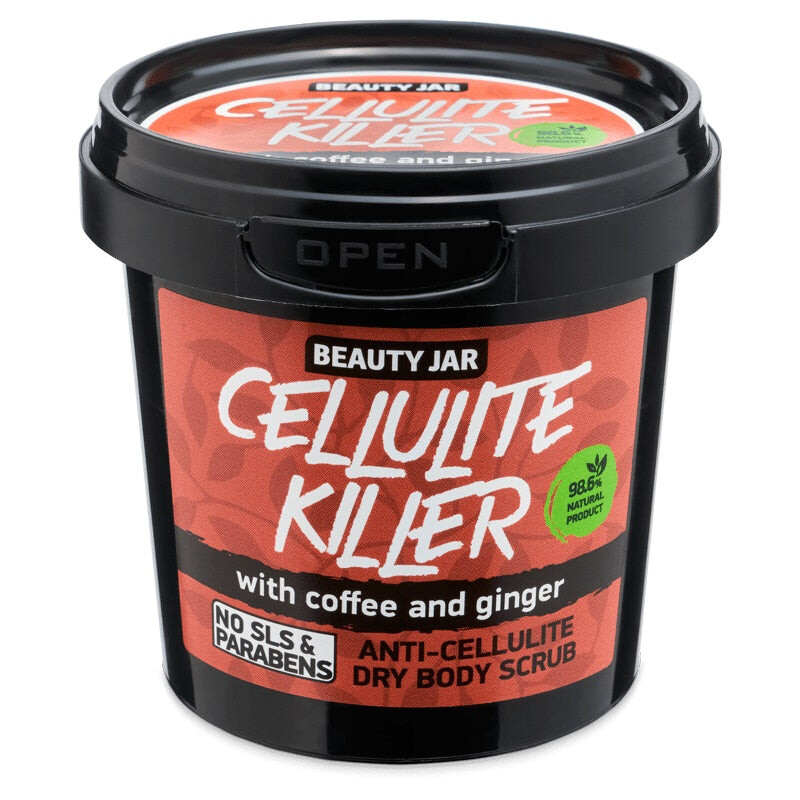 

BEAUTY JAR Скраб для тела антицеллюлитный антицеллюлитный с кофе и имбирем Cellulite Killer 150г