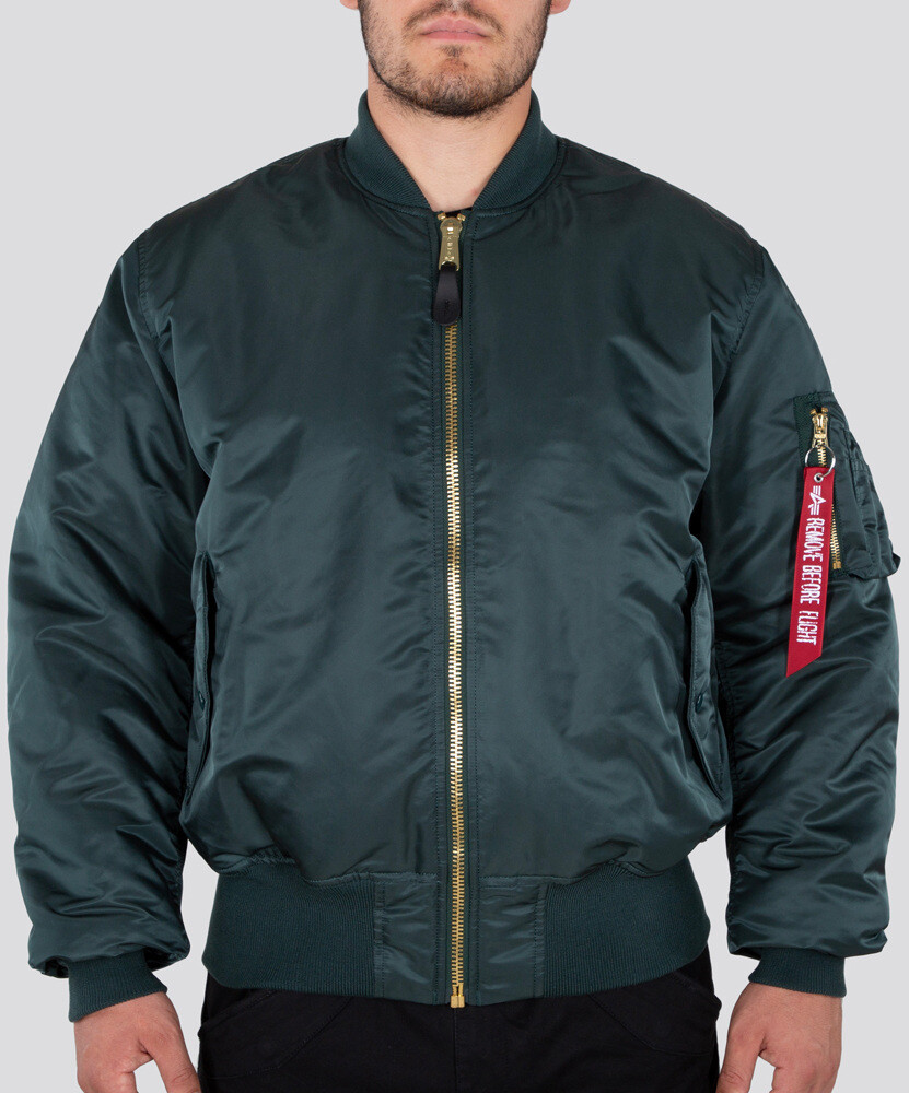 

Куртка Alpha Industries MA-1, темно-зеленая, Зеленый