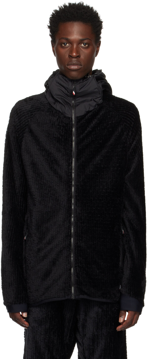 

Черная куртка из полартека Moncler Grenoble, Черный