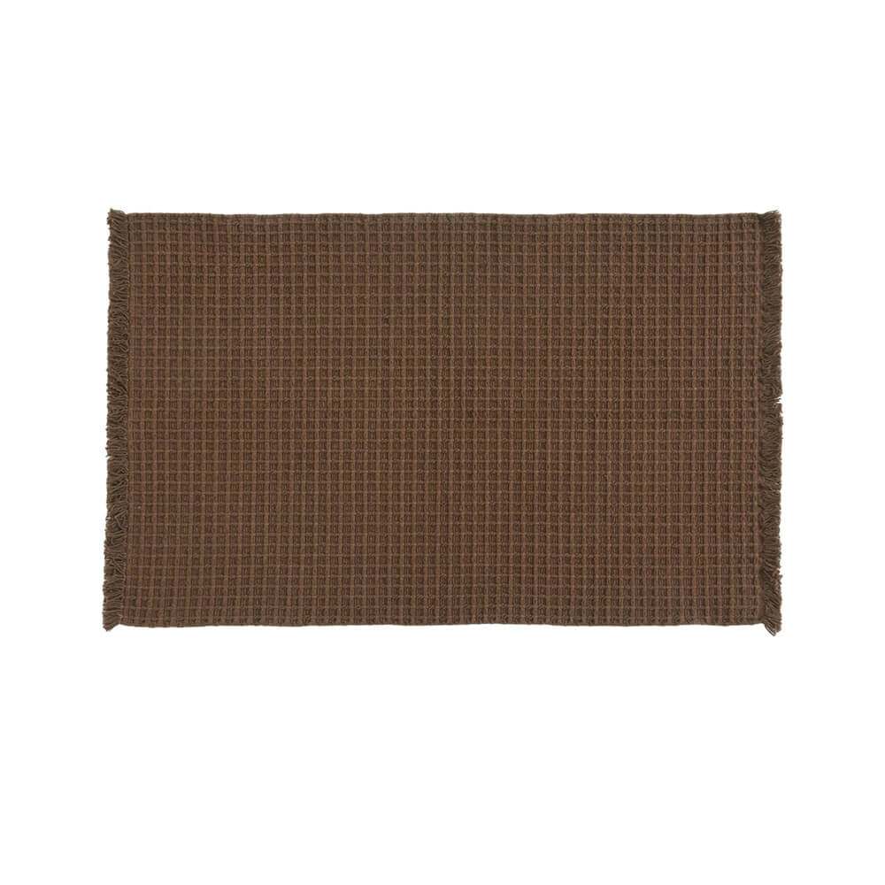 

Коврик H&M Home In A Waffle Weave, коричневый