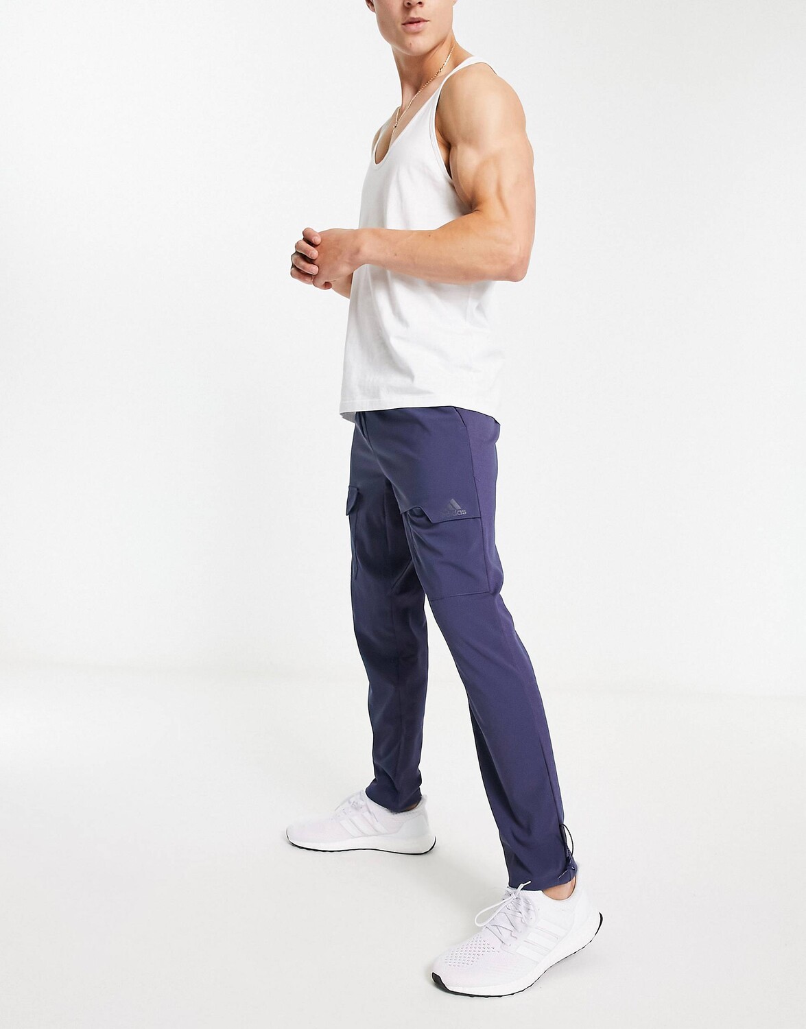 

Темно-синие джоггеры adidas Sportswear X-City