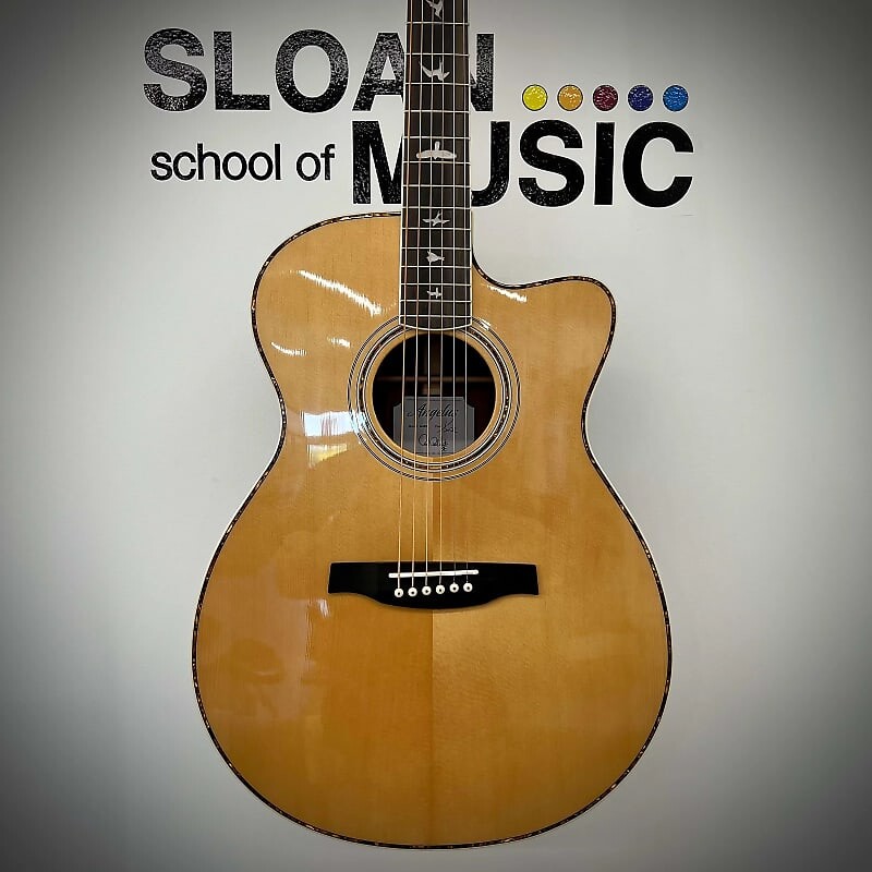 

PRS SE A40E Angelus с одним вырезом, натуральный цвет PRS SE A40E Angelus Single Cutaway -- Natural