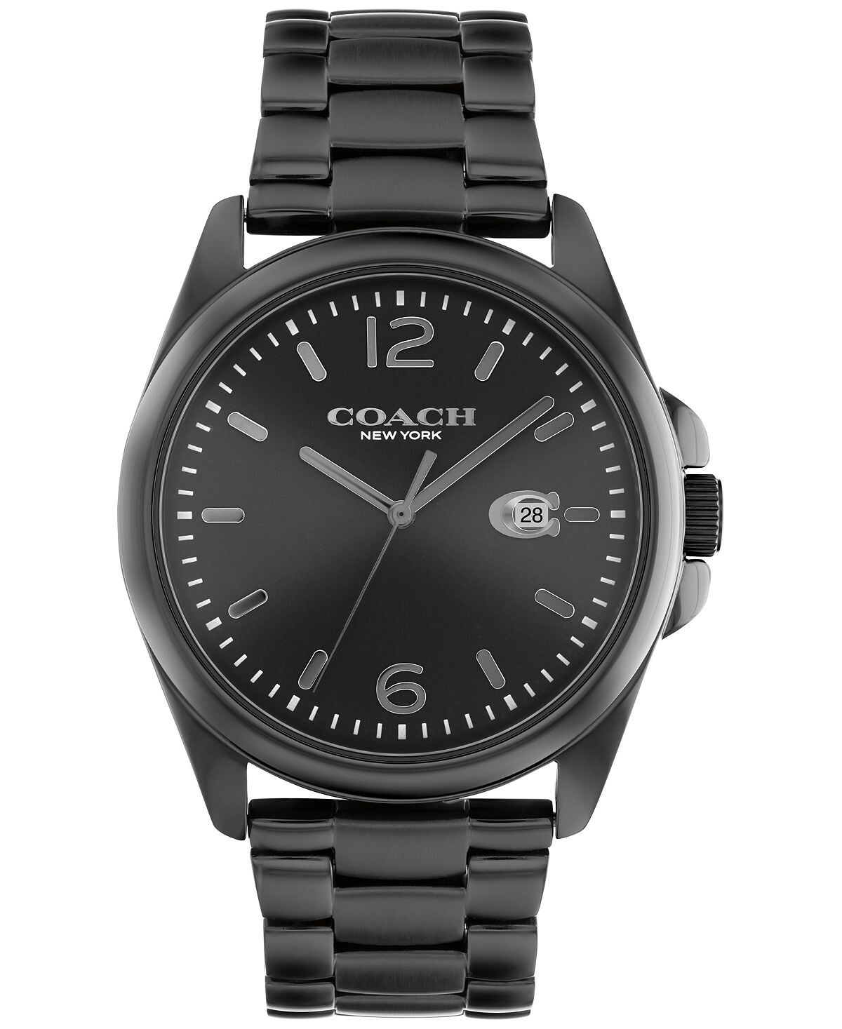 

Мужские часы greyson с браслетом из нержавеющей стали 41 мм COACH, черный