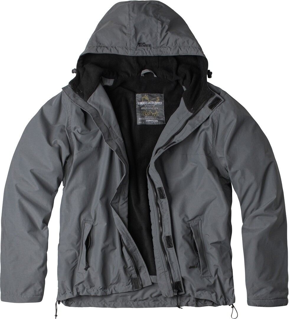 

Куртка Surplus Zipper Windbreaker, серый