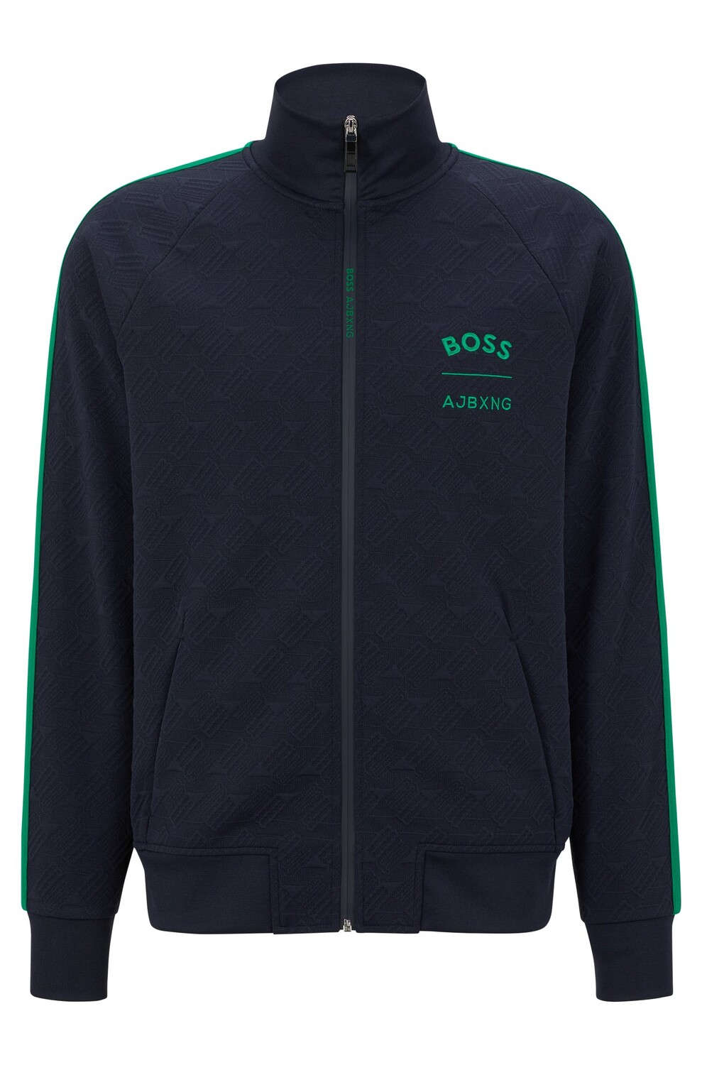 Hugo Boss X Ajbxng Relaxed fit Zip up With All over Monograms CDEK.Shopping