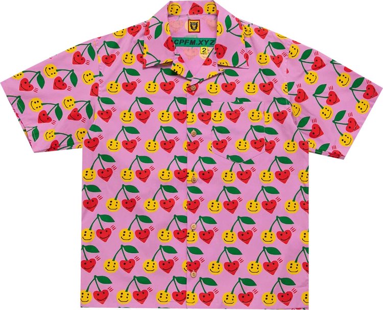 Рубашка Human Made x Cactus Plant Flea Market We're Good! Aloha Shirt 'Pink', розовый - фото