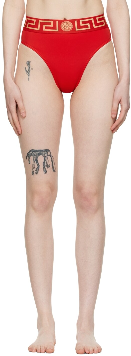 

Красные плавки бикини Greca Versace Underwear