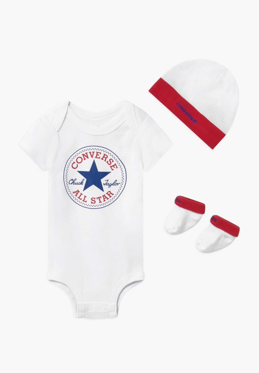 

Боди CLASSIC INFANT HAT BODYSUIT BOOTIE UNISEX SET Converse, цвет red/white