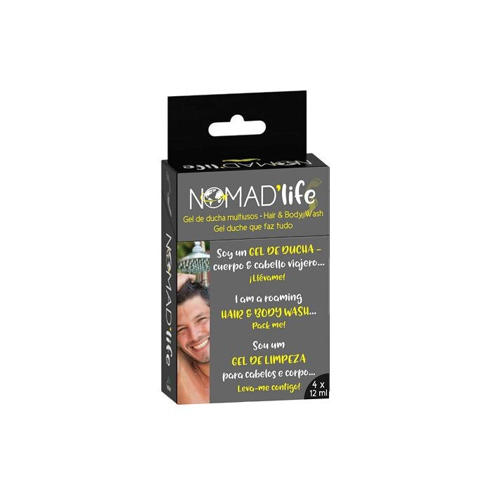 

Гель для душа Gel de Ducha para Hombre Nomad Life, 4 x 12 ml