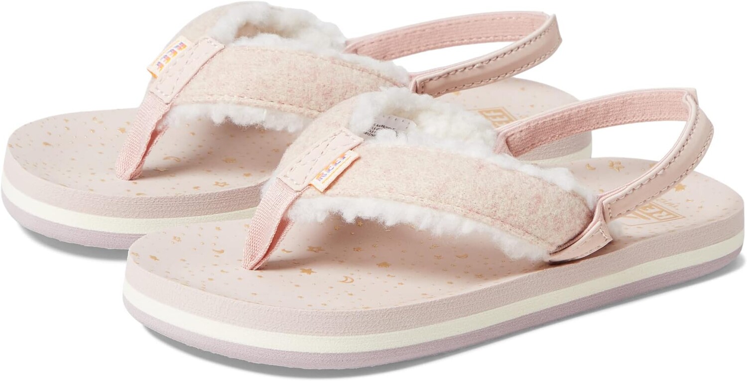 

Шлепанцы Little Ahi Snuggles Reef, цвет Pink Horizon