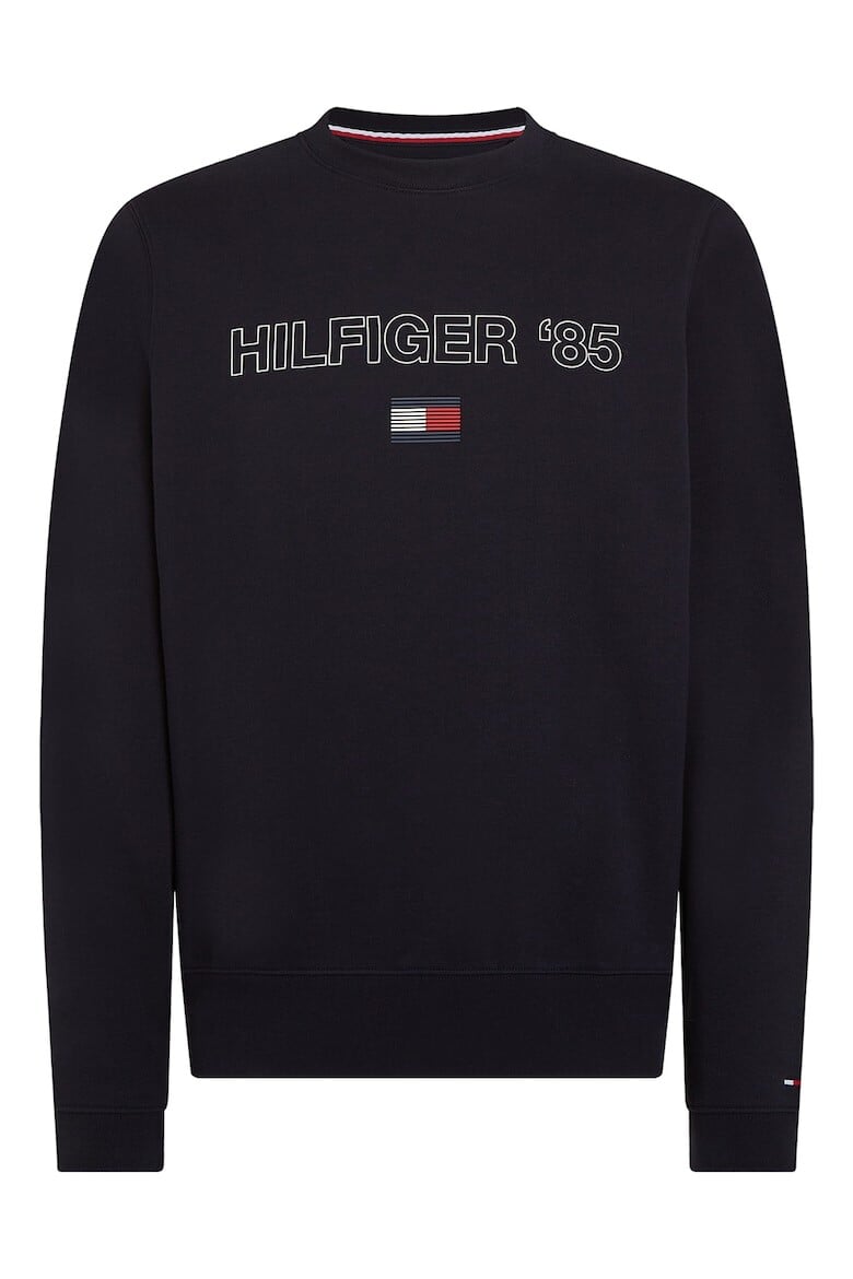 

Хлопковая толстовка с логотипом Tommy Hilfiger, черный