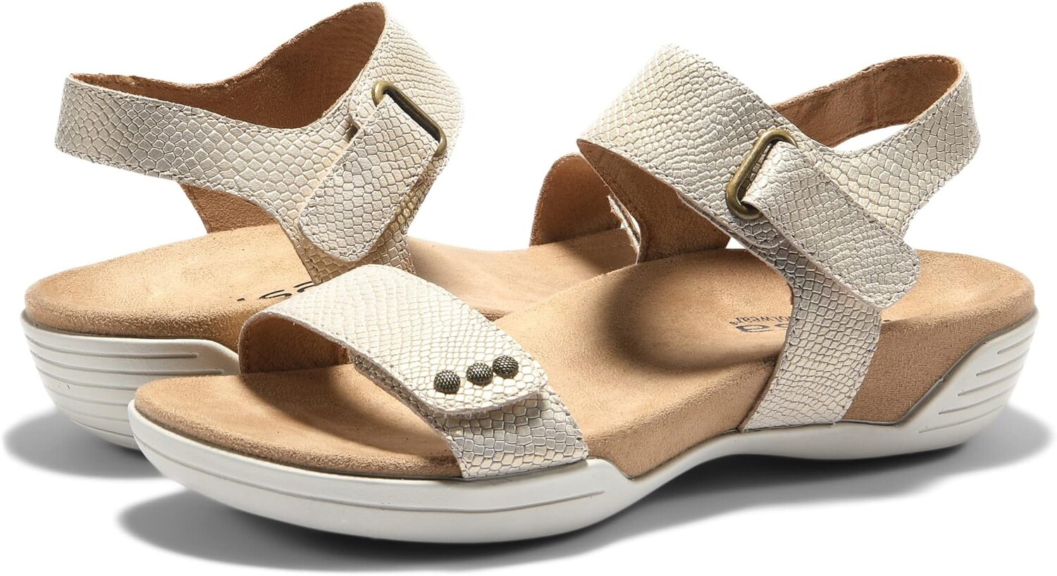 

Сандалии на плоской подошве Dominica Halsa Footwear, золото