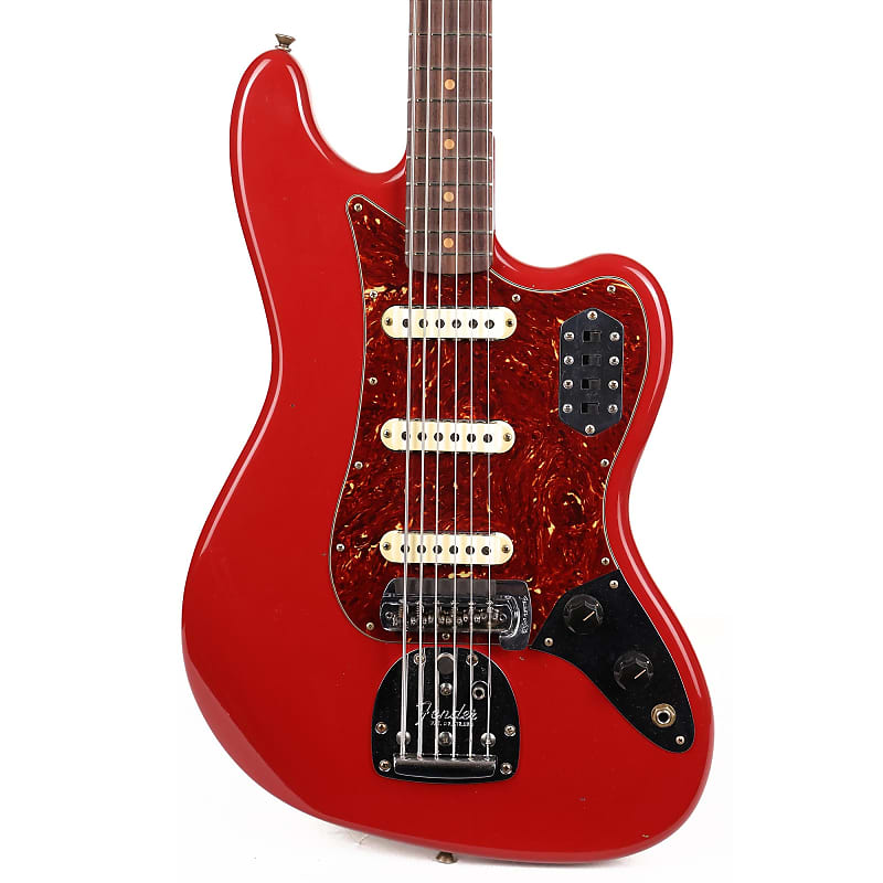Басс гитара Fender Custom Shop Limited Bass VI Journeyman Relic Aged Dakota Red