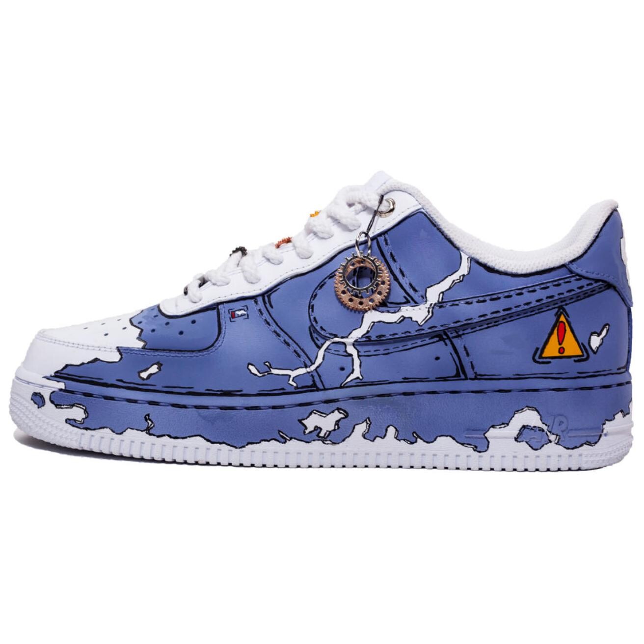 

Кроссовки Nike Air Force 1 Skateboarding Shoes Men Low-top Blue, синий