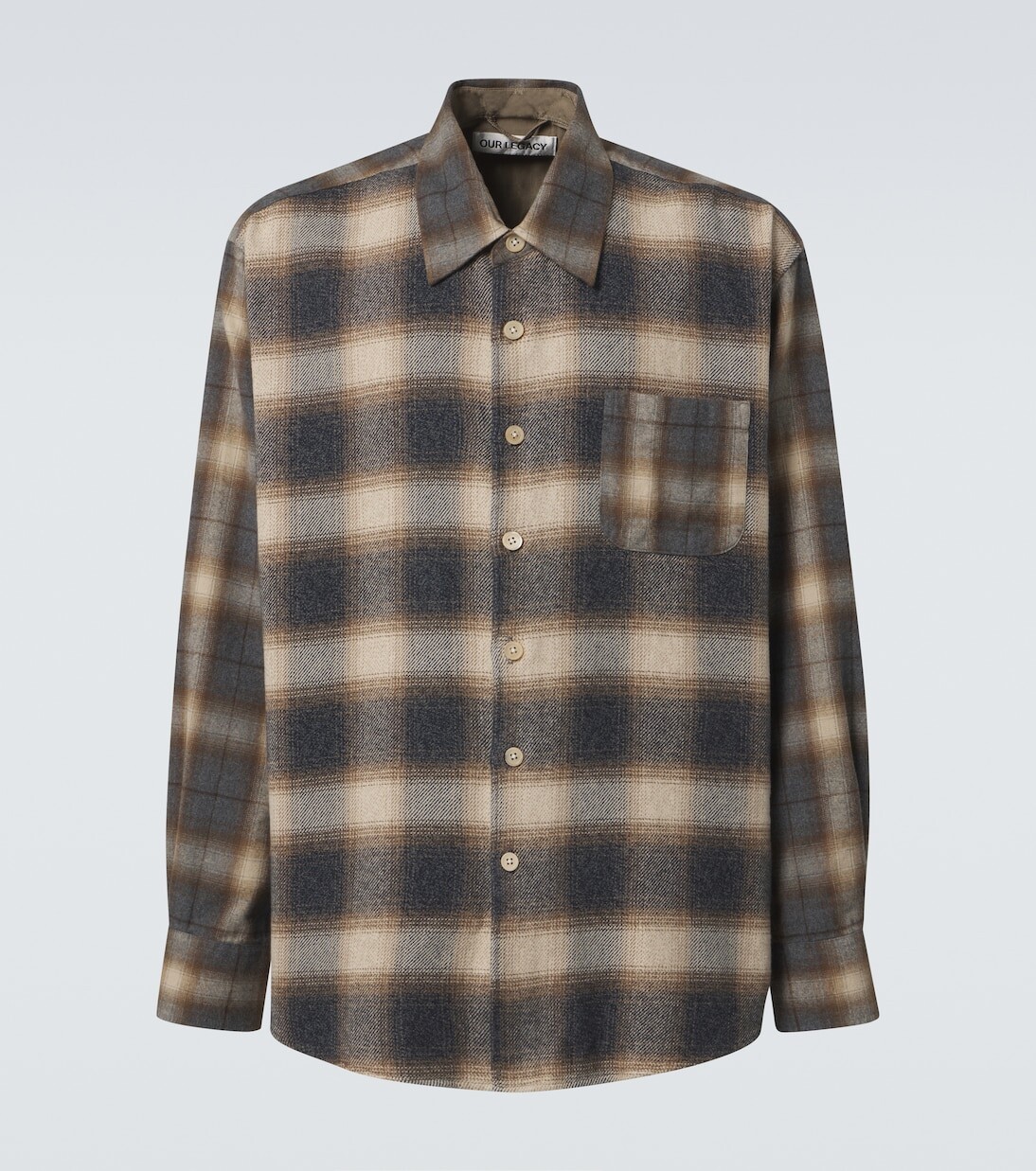 

Рубашка из хлопка в клетку Our Legacy, цвет doyle check lagger flannel