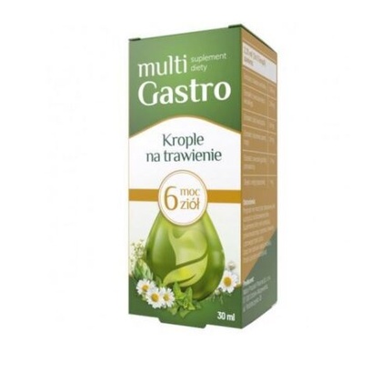 Multi Gastro Drops 30 мл для пищеварения, желудка, печени, кишечника Natur Produkt Pharma