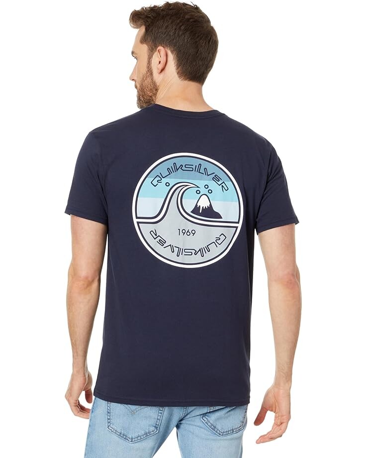 

Футболка Quiksilver In The Groove Short Sleeve Tee, цвет Navy Blazer