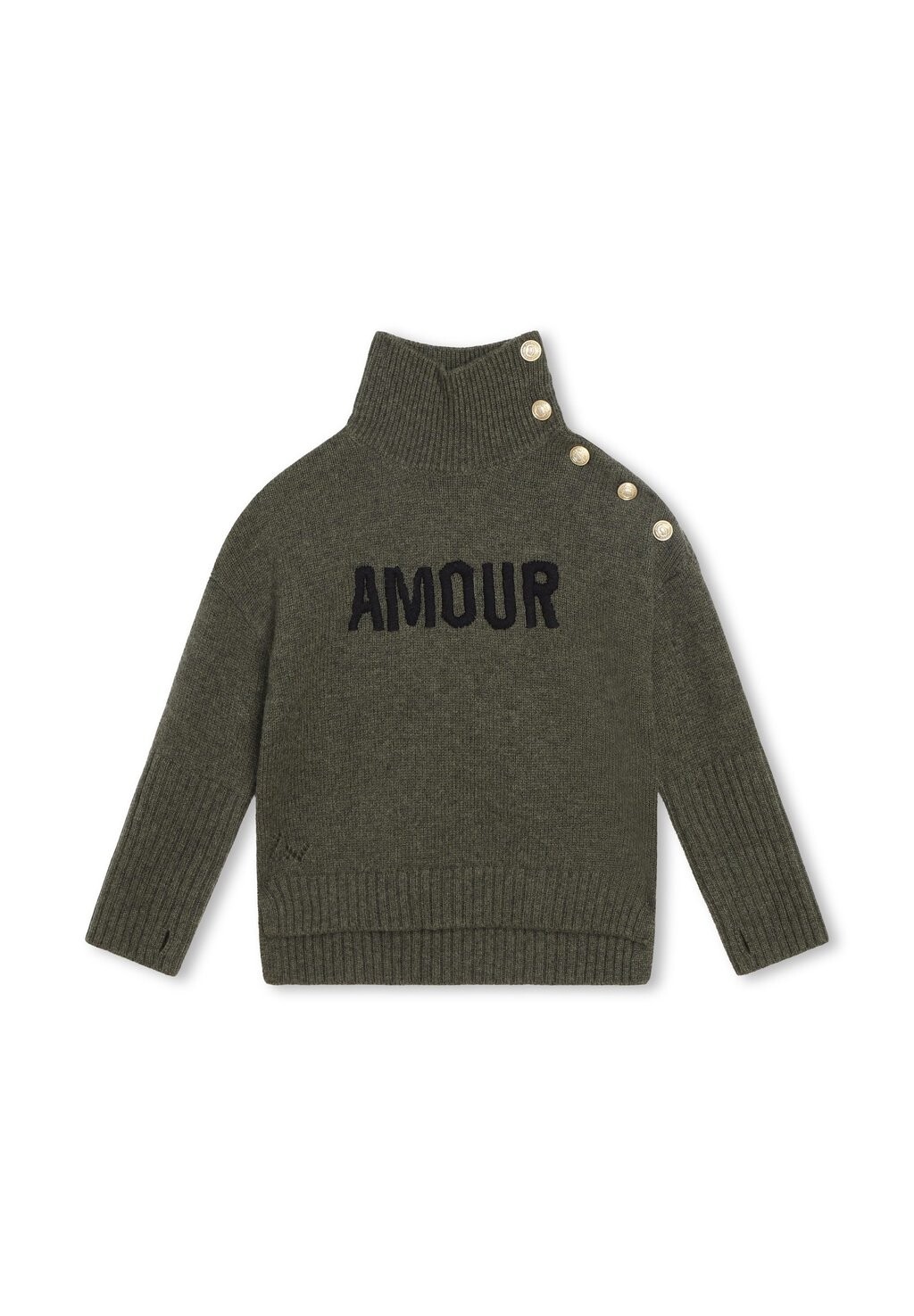 

Вязаный свитер JUMPER Zadig & Voltaire, цвет green marl