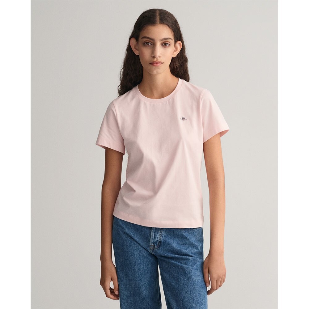 

Футболка Gant Shield Regular Fit, розовый
