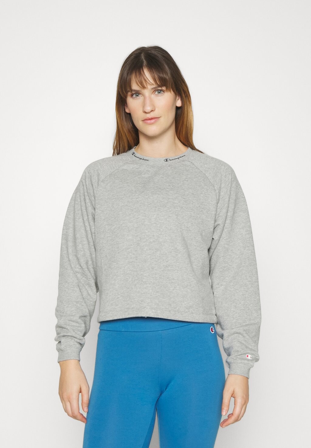 

Толстовка Champion Crewneck, серый меланж