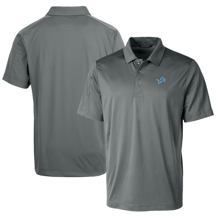 

Поло с коротким рукавом Cutter & Buck Detroit Lions, стальной