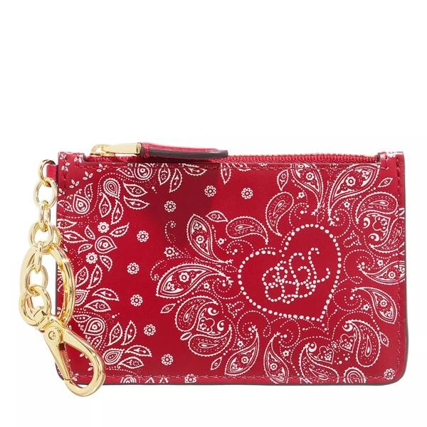 

Кошелек zip card case small bandana print/rl2000 Lauren Ralph Lauren, красный