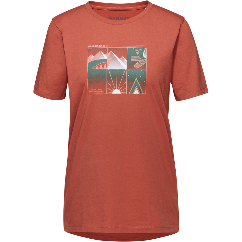 Женская уличная футболка Core Mammut, оранжевый