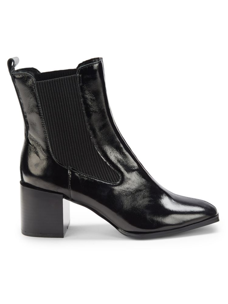 Кожаные ботинки челси Darxi на блочном каблуке Bcbgeneration, черный кожаные ботинки челси на блочном каблуке tamaris черный