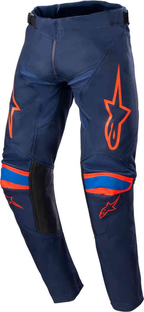 Молодежные брюки для мотокросса Racer Narin Alpinestars, синий/оранжевый