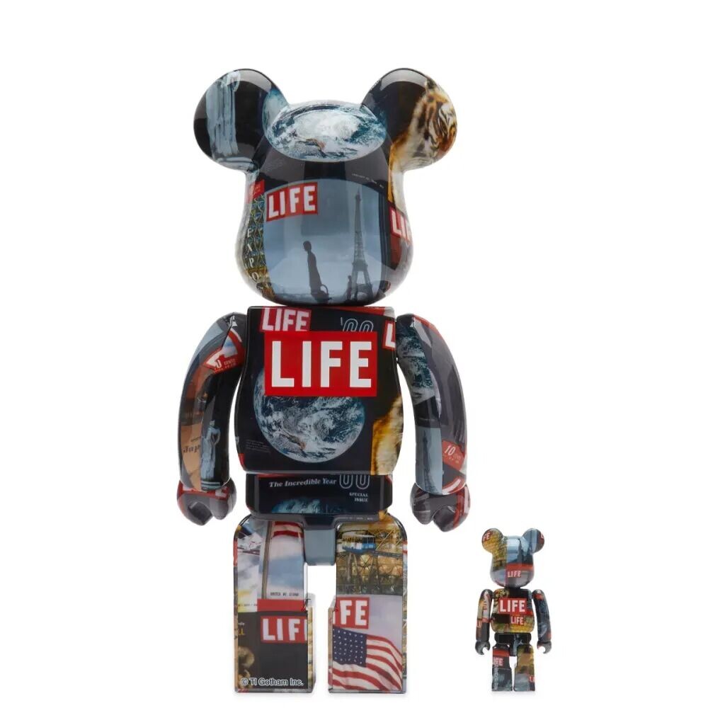 

Medicom be@rbrick журнал life 100% и 400%, мультиколор